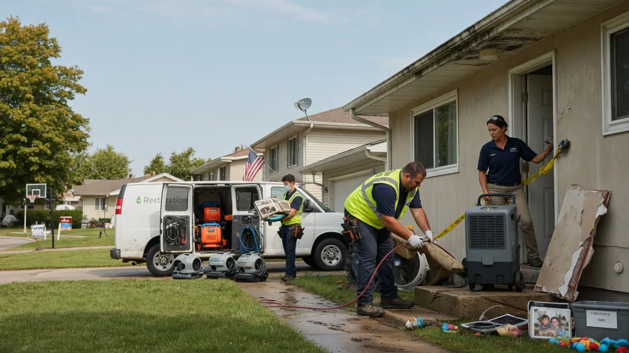 Water Damage Restoration in Findlay, IL near me